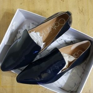 💥New💥CALVIN KLEIN - ELIN PATENT SLIP ON LOAFERS